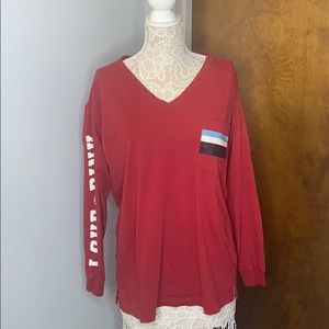 PINK Campus Long Sleeve Tee
